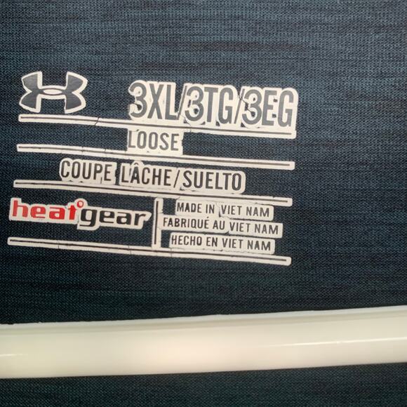Under Armour Men's HeatGear Black Performance Golf Polo Shirt Tag 3XL - Picture 6 of 14